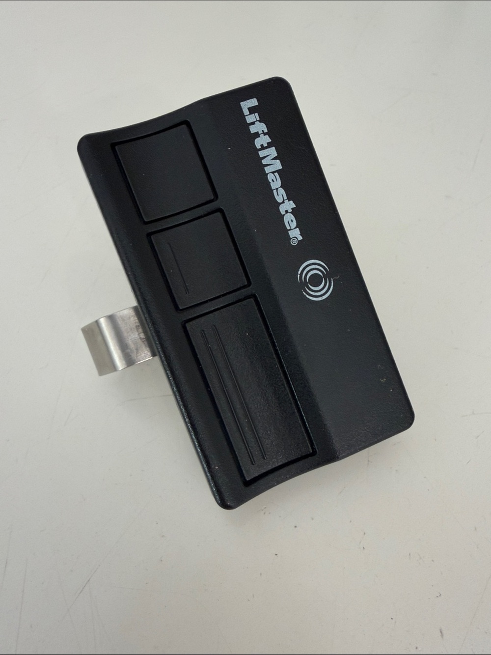 Black 3-Button Garage Door Remote Wall Console